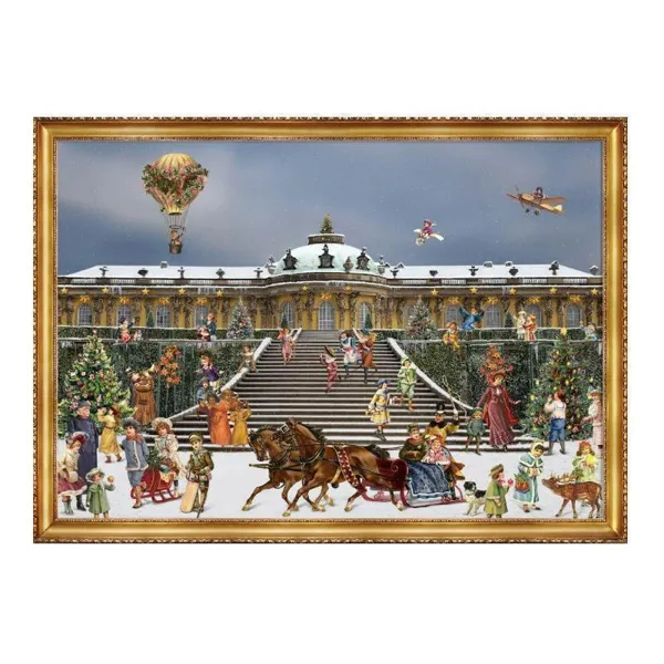 319 - Advent Calendar A3 - Sanssoucci Palace Potsdam