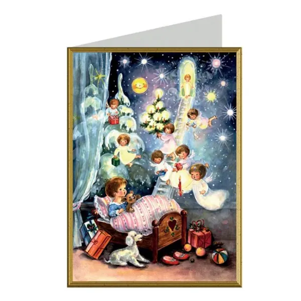 99013 - Christmas Greeting Card - The angels are coming