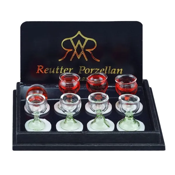 001.459/5 - 8 glasses of red wine, miniature