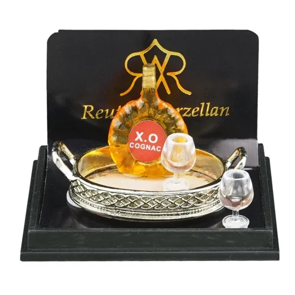 001.620/5 - Metal tray "Cognac"