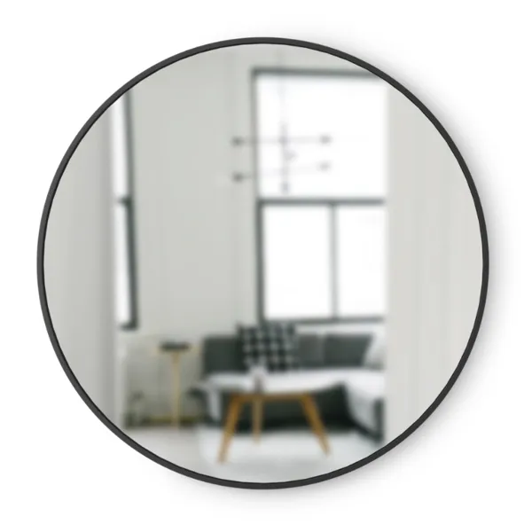 358370-040 - Hub - Wall Mirror, 91 cm, black