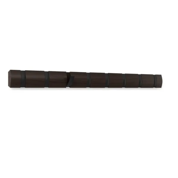 318858-048 - Flip 8 - Wall Mounted Hook, black/walnut