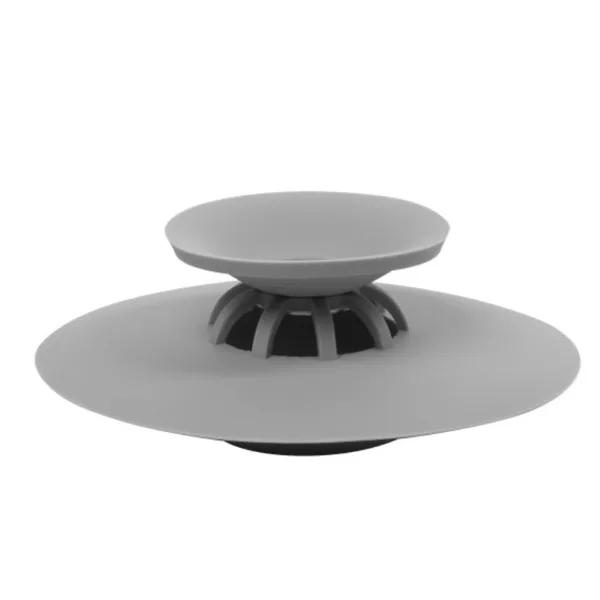 023464-918 - Flex Drain Stop/Hair Catcher, grey