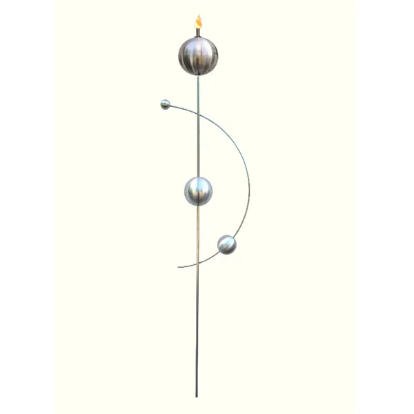 SW10110 - Light ball - Garden torch made of stainless steel (oil)