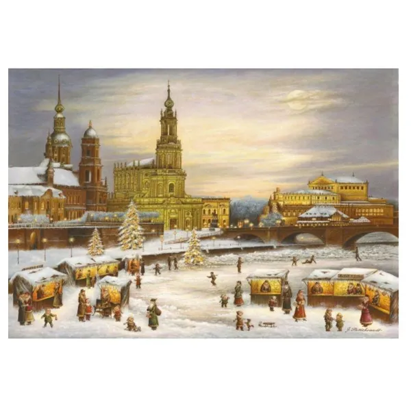 2915 - Christmas card "Dresden Hofkirche"