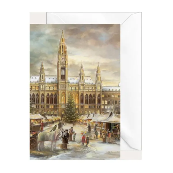 2528 - Christmas card "Vienna City Hall"