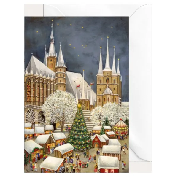 2909 - Christmas card "Erfurt Dom"