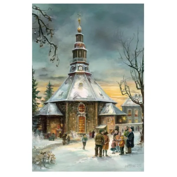 2921 - Christmas card "Seiffener Kirche"