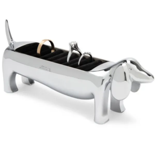 299245-158 - DACHSIE Ringholder - dog, cast metal
