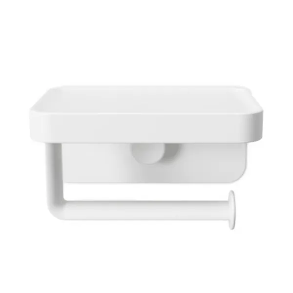 1014159-660 - FLEX Toilet Paper Holder and Shelf, white
