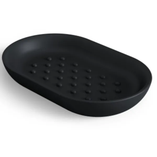 1013454-040 - JUNIP ovaler Seifenteller, schwarz
