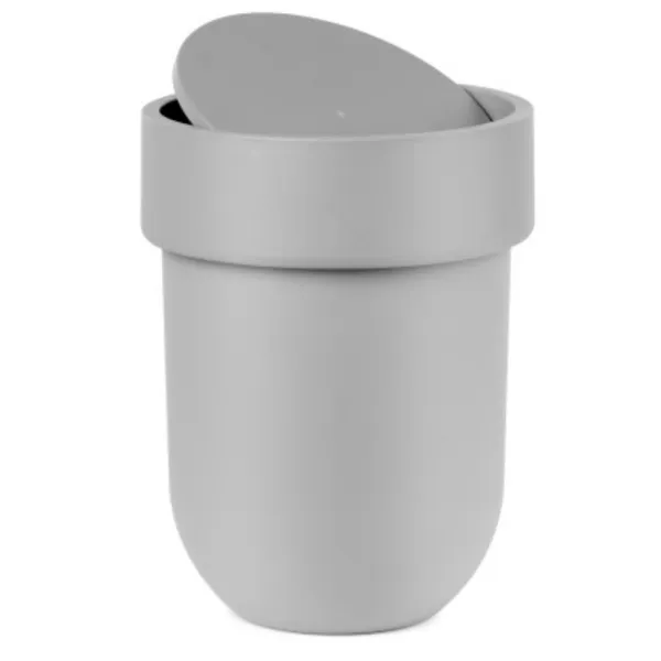 023269-918 - TOUCH Trash can with lid, gray