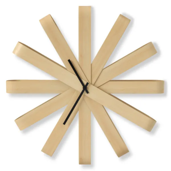 118071-390 - RIBBONWOOD wall clock, 51 cm, natural