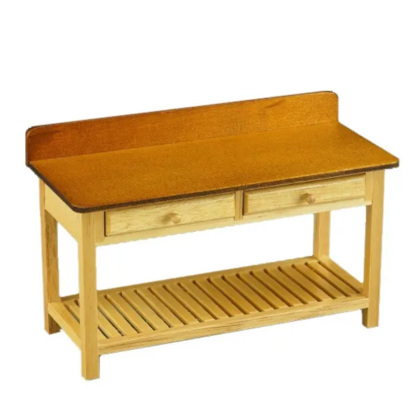 001.725/9 - Kitchen Table, empty, miniature