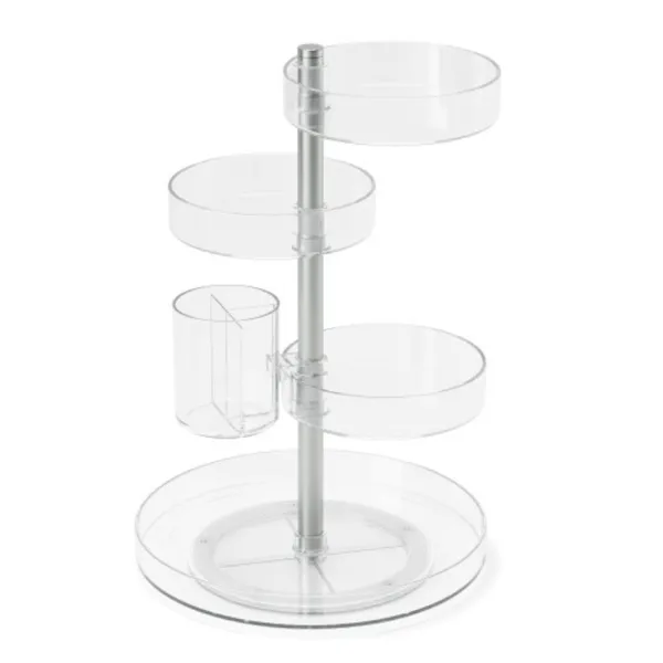 1015097-239 - PIROUETTE organizer, transparent/nickel