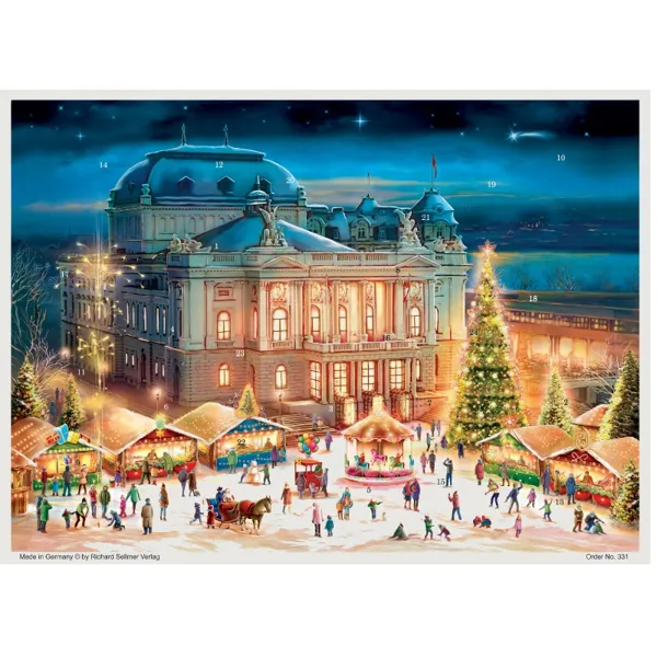 331 - Advent calendar A3 - Zurich (Opera)