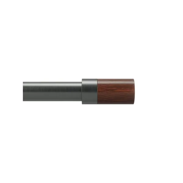 1015134-296 - BLOK Ausziehbare Gardinenstange 91-183 cm, grau