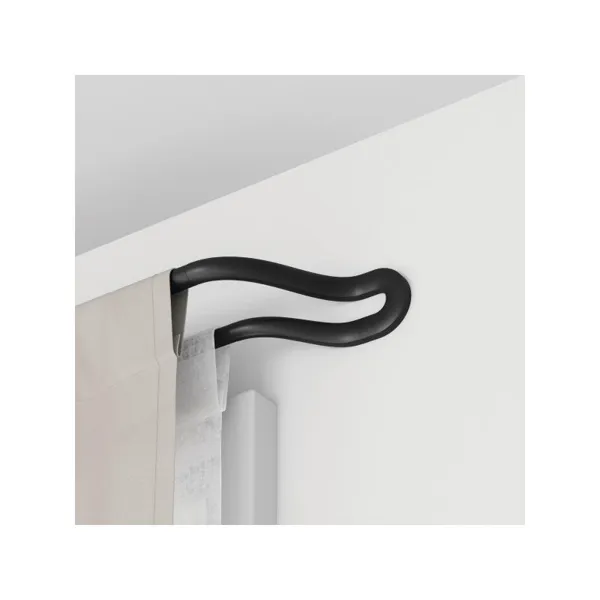 1017290-1001 - MIDNIGHT blackout curtain rod 107-305 cm, nickel