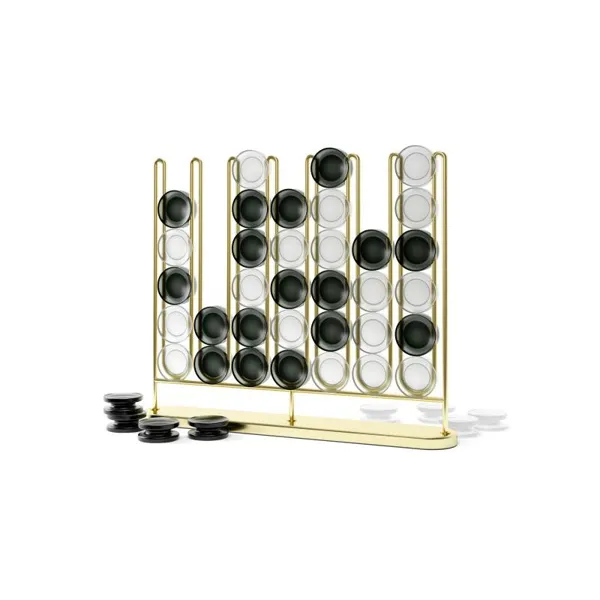 1017364-104 - STAX Vier Gewinnt Spiel, messing
