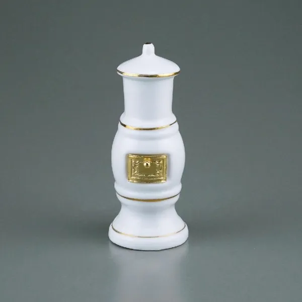 001.763/8 - Bathroom stove white, miniature in 1:12 scale