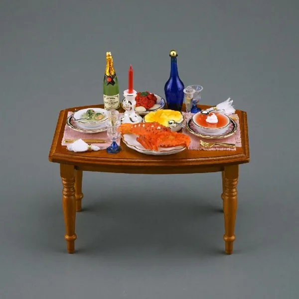 001.850/3 - Romantic dinner for two, miniature in 1:12 scale