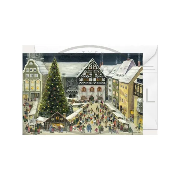 2937 - Christmas folding card - Jena Christmas market