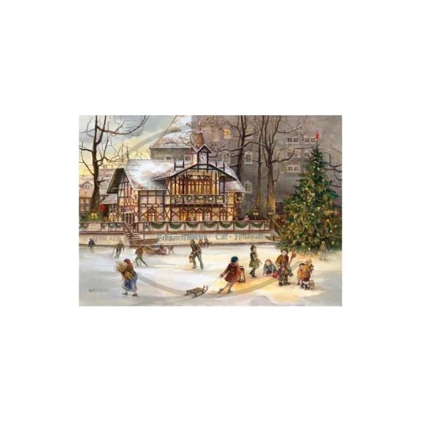 2943 - Christmas postcard - Schwanenschlösschen