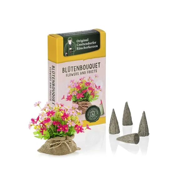 1601 - Räucherkerzen Blumenbouquet M, 24 Stück