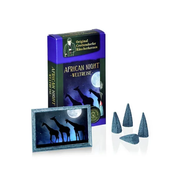 1701 - Incense cones African Night M, 20 pieces