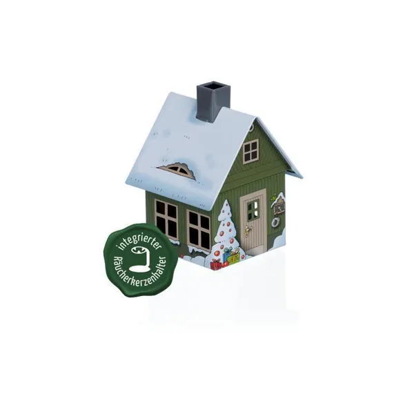 2205 - Smoker house made of metal "Christmas", 98 mm