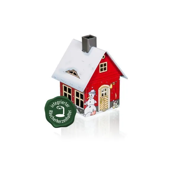 2207 - Smokehouse made of metal "winter motif", 98 mm