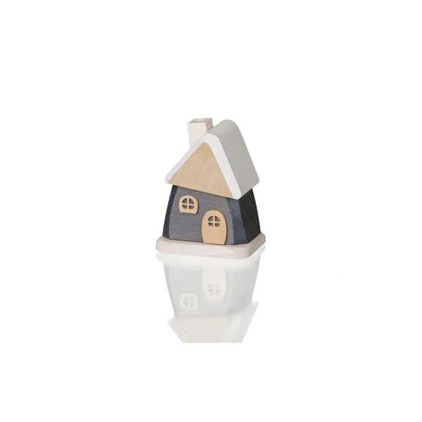 3405 - Smokehouse made of wood with a sloping roof, gray