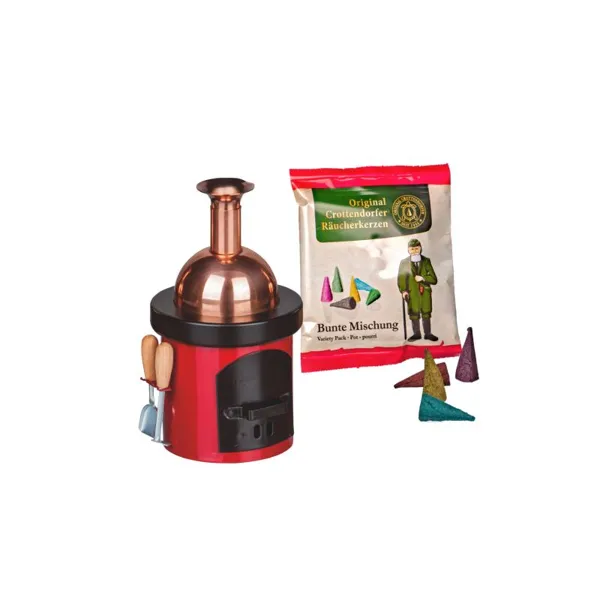 2210 - Smoking oven brew kettle (red), 13 cm