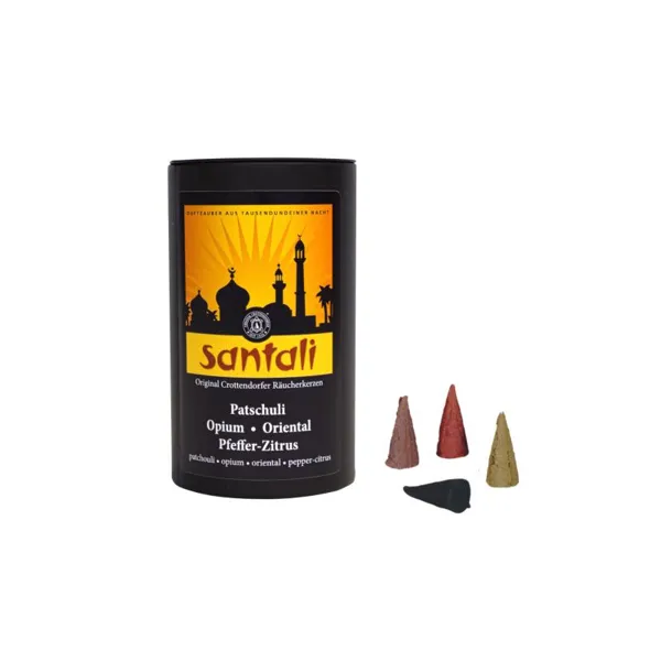 2088 - Incense Cones - Santali Tin Can