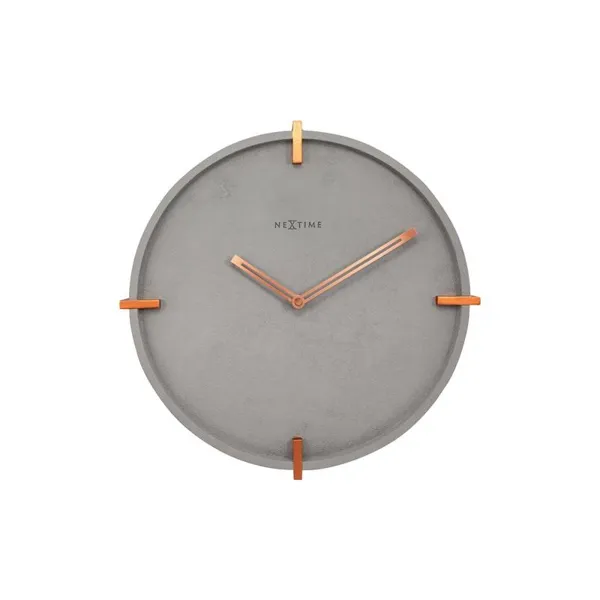 3515 - Wall Clock "Mohawk Wall", Concrete, Grey, Ø 32 cm