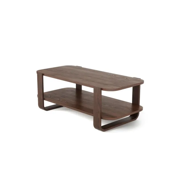 1017427-746 - BELLWOOD Couchtisch mit 2 Ebenen, walnuss antik