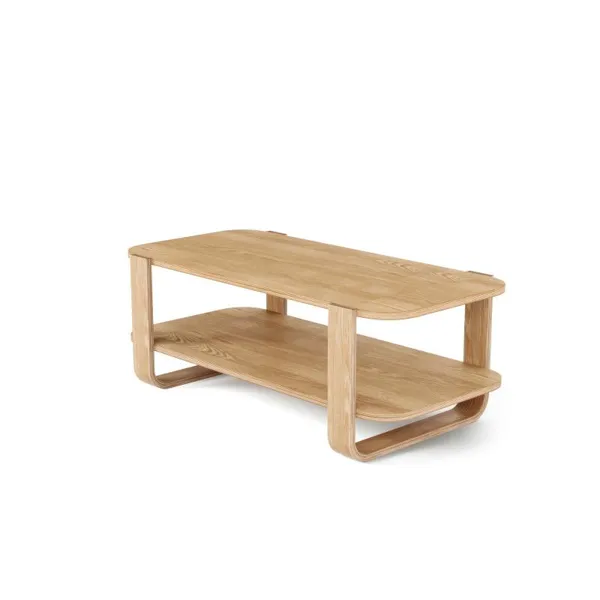 1017427-390 - BELLWOOD Couchtisch mit 2 Ebenen, natur