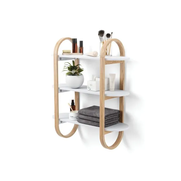 1016859-668 - BELLWOOD Wall shelf, white/nature