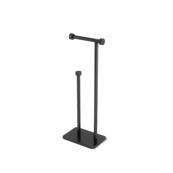 1015897-040 - CAPPA freestanding toilet paper holder with storage, black