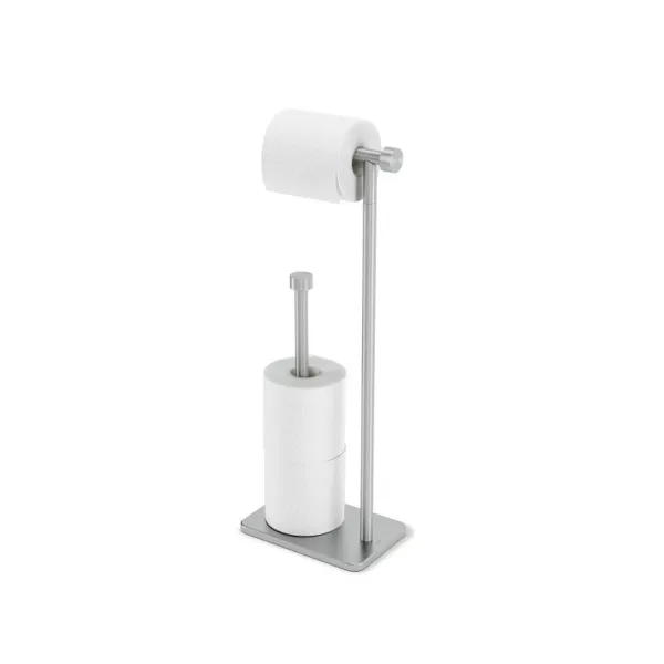 1015897-410 - CAPPA freestanding toilet paper holder with storage, brass