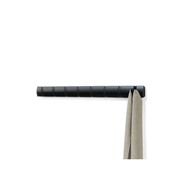 318858-040 - Flip 8 coat hook, black