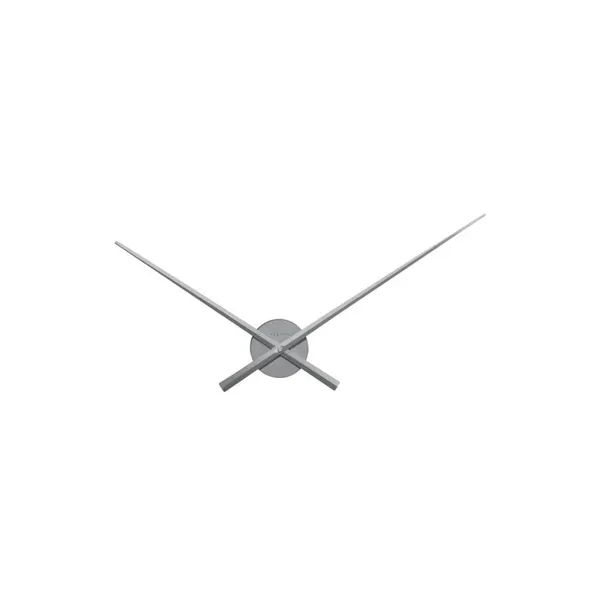 3118ZI - Wall clock "Hands", aluminum, silver, 70 cm