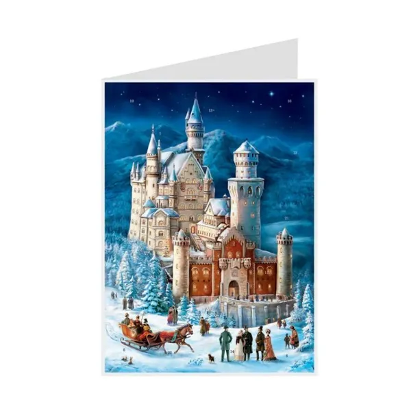 4324 - Mini Advent Calendar Motif Neuschwanstein