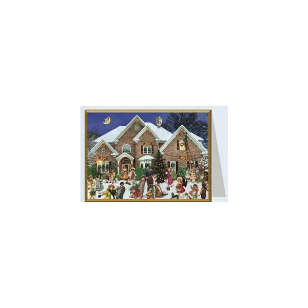 99148 - Mini Advent Calendar Card - "Victorian House