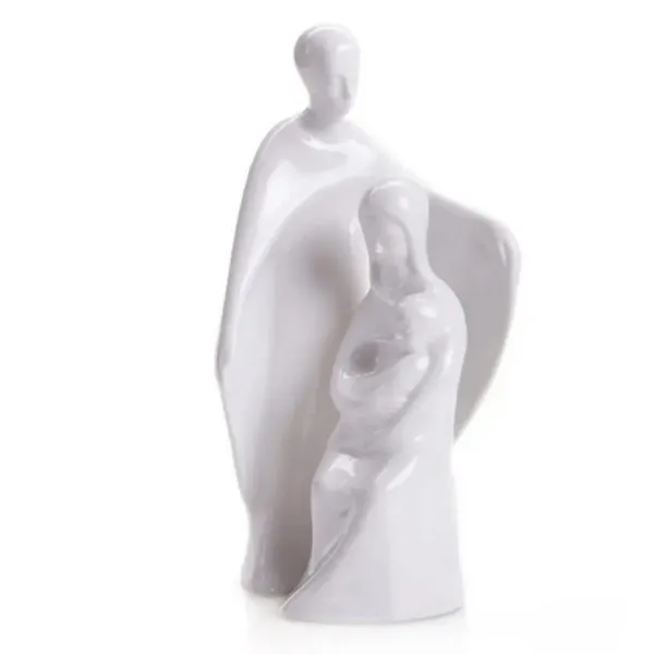2641 BW - Porcelain figure Mary, modern, 13 cm, bisquit white