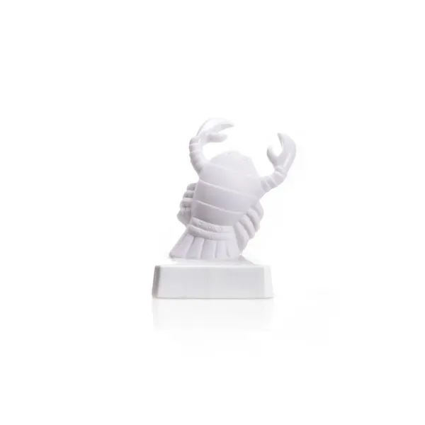 2713 BW - Porcelain figure zodiac sign Cancer, 10 cm, bisquit white