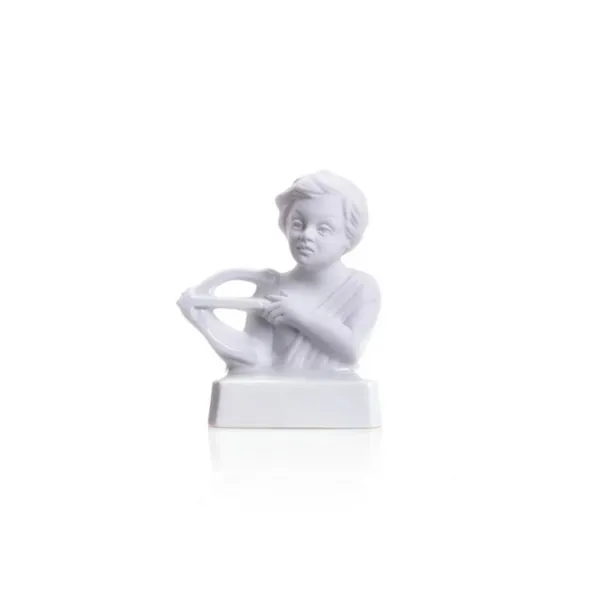 2716 BW - Porcelain figure zodiac sign Sagittarius 10 cm, bisquit white