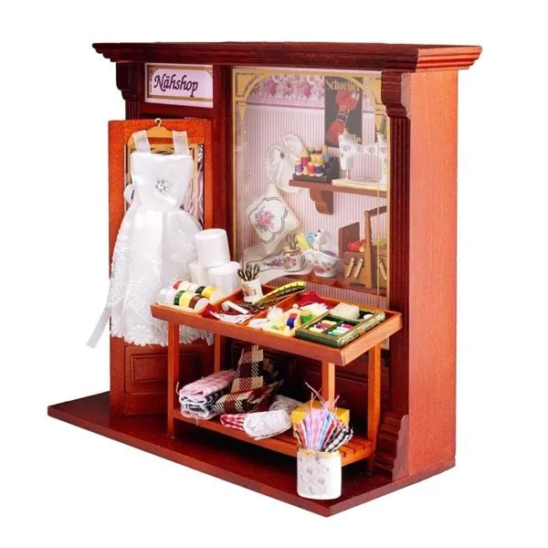 102.794/6 - Sewing shop with lighting - Terrace shop series 794
