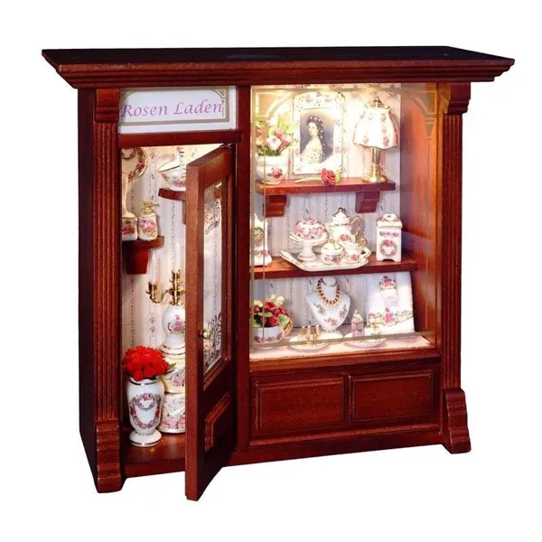 102.798/3 - Rose shop with lighting - window shop series 798