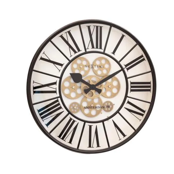 "William" - Wall clock, Ø 50 cm, white